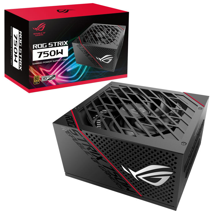 Asus ROG STRIX 750G Fully Modular 750W Gold Plus Power Supply Asus ROG STRIX 750G Fully Modular 750W Gold Plus Power Supply